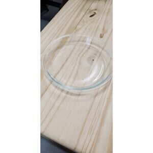 Vintage PYREX Pie Plate Clear Glass #209 9"  PRE-OWNED